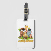 Wildlife Harmony for animal lover Bagagelabel (Voorkant (verticaal))