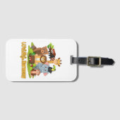 Wildlife Harmony for animal lover Bagagelabel (Voorkant (horizontaal))