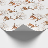  Wildlife Herten landschap cadeau Cadeaupapier (Hoek)