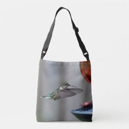 Wildlife Hummingbird Red Feeder Foto Crossbody Tas