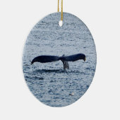 Wildlife Humpback Whale Tail Foto Keramisch Ornament (Rechts)