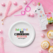 Wildlife - IMAGINE - Conservation - Wilde dieren Papieren Bordje (Feest)