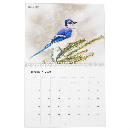 Wildlife in de Hudsonvallei 2026 Kalender (Jan 2026)