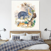 Wildlife in Natuur Kunst Canvas Afdruk (Insitu (Slaapkamer))