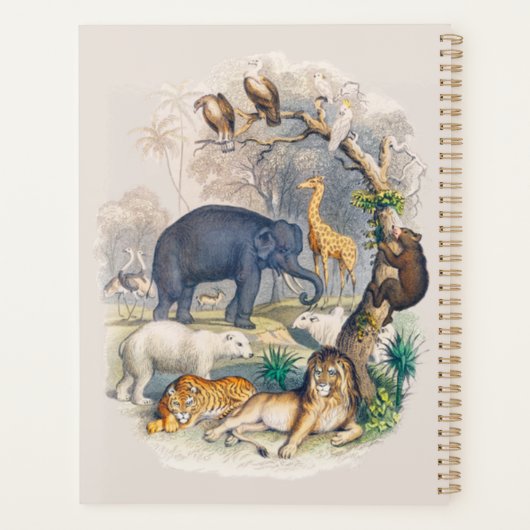  Wildlife in Natuur Kunst Planner (Achterkant)