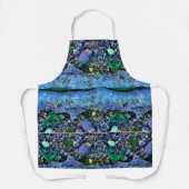 Wildlife in Spring Schort, Schermbedrukt, Keuken Schort (Voorkant)