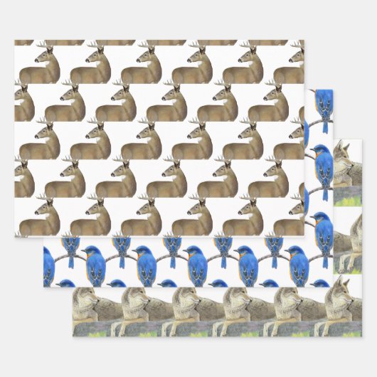 Wildlife Inpakpapier Vel (Set)