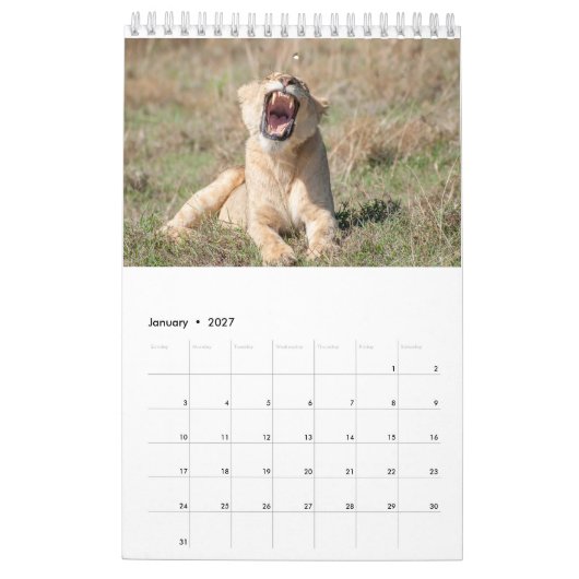 Wildlife Kalender 2021 (Jan 2027)