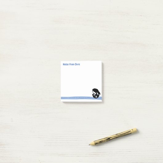 Wildlife Killer Whale Post-It Notes (Op bureau)