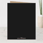 Wildlife Kind Tijger Kerst  Vakantie Kaart (Achterkant)