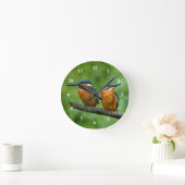Wildlife Kingfisher Foto Ronde Klok (Huis)