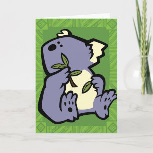 Wildlife Koala Puzzle Wenskaart Kaart