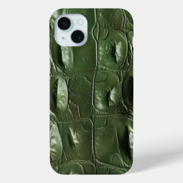Wildlife Krokodil Huidpatroon iPhone 15 Mini Hoesje