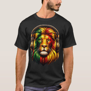 Wildlife Leeuwin Dierenmuzikant Muziekliefhebber S T-shirt