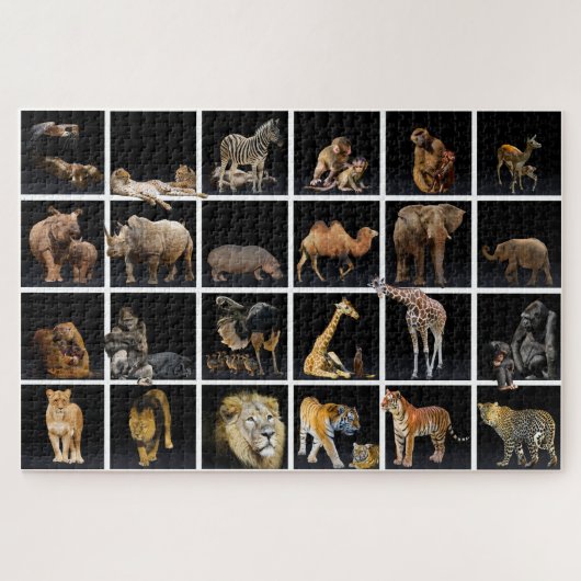 Wildlife Legpuzzel (Horizontaal)