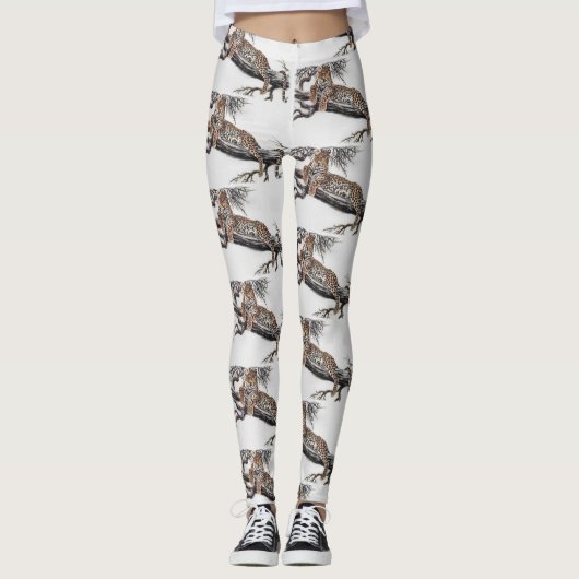 Wildlife Leopard Lover Leggings (Voorkant)