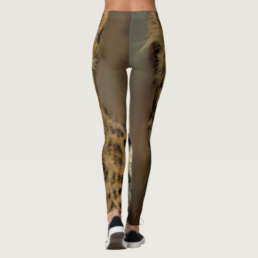 Wildlife Leopard Print Leggings (Achterkant)