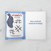 Wildlife Leopard Seal Puzzle Wenskaart Kaart (Binnen)