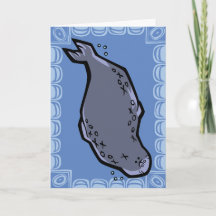 Wildlife Leopard Seal Puzzle Wenskaart