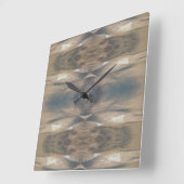 Wildlife Leopard Wild Animal Brown Black Clock Vierkante Klok (Hoek)