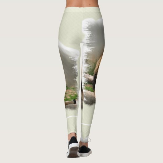 Wildlife Lion Lover Leggings (Achterkant)