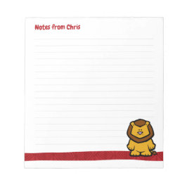 Wildlife Lion Note Pad Notitieblok