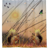 Wildlife Lover - Morning Sunshine Douchegordijn (Voorkant)