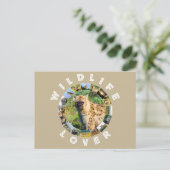 Wildlife Lover Spotted Hyena Briefkaart (Staand voorkant)