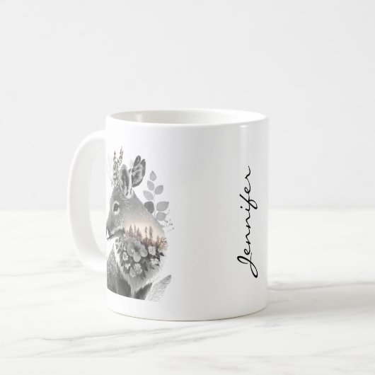 Wildlife Lovers Deer Mok (Voorkant links)