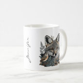 Wildlife Lovers Vogel en Vos Mok (Voorkant rechts)