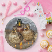 Wildlife Mallard Ducks Foto Papieren Bordje (Feest)