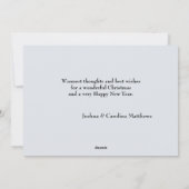 Wildlife Marmots Snow Photo Kerstmis Feestdagenkaart (Achterkant)