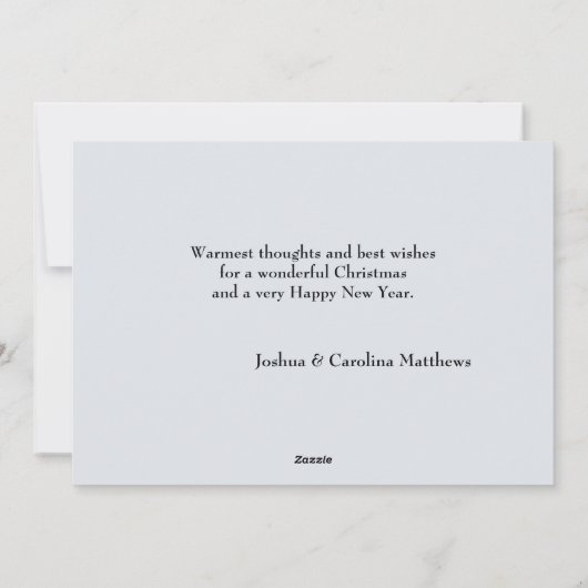 Wildlife Marmots Snow Photo Kerstmis Feestdagenkaart (Achterkant)