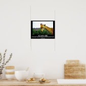 Wildlife Motivatie Posters Giraffe Teamwork (Keuken)