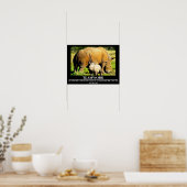 Wildlife Motivatie Posters Rhinos Teamwork (Keuken)