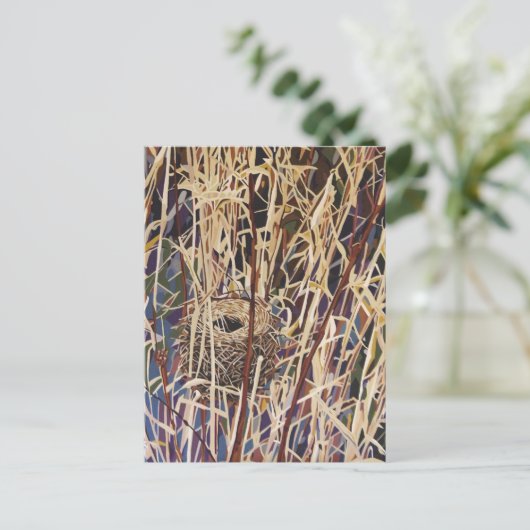 Wildlife Nest Art Briefkaart (Staand voorkant)