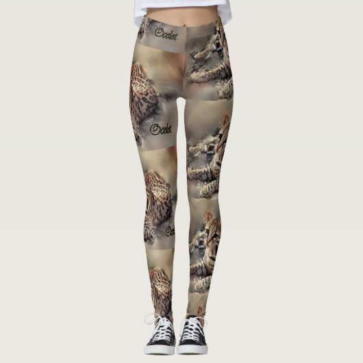 Wildlife Ocelot Lover Leggings (Voorkant)