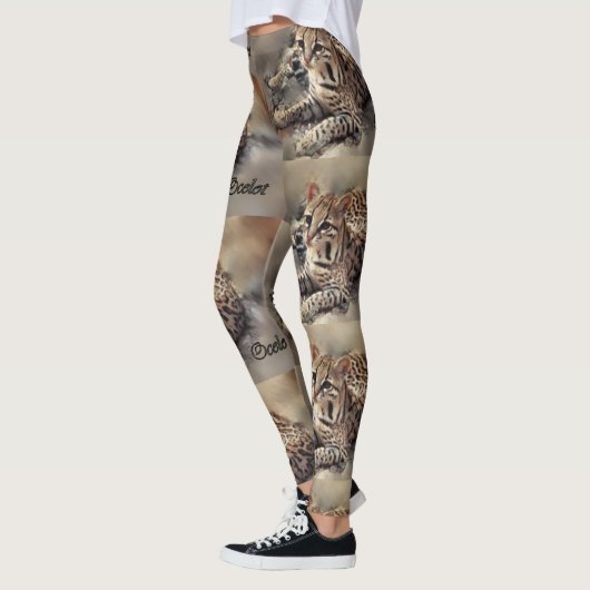 Wildlife Ocelot Lover Leggings (Links)