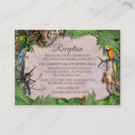 Wildlife Oerwoud Planten & Dieren Informatiekaartje