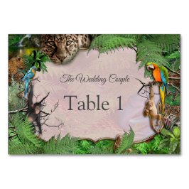 Wildlife Oerwoud Planten & Dieren Kaart