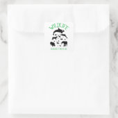 Wildlife Omdat het Silhouettes Stickers uitmaakt (Tas)