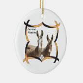 Wildlife ornament, donkeys, Oatman, Arizona Keramisch Ornament (Rechts)