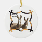 Wildlife ornament, donkeys, Oatman, Arizona Keramisch Ornament (Voorkant)