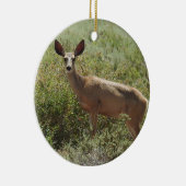 Wildlife ornament, muilezelherten, moer, natuur, d keramisch ornament (Rechts)