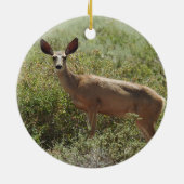 Wildlife ornament, muilezelherten, moer, natuur, d keramisch ornament (Achterkant)