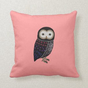Wildlife Owl Woodland Cute Funny Wild Owl Grafisch Kussen