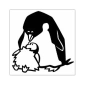 Wildlife Penguin Wood Art Stamp Rubberstempel (Afrduk)