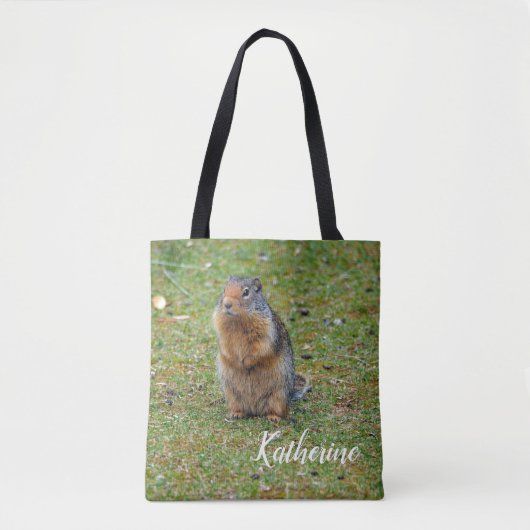 Wildlife Prairie Dog Mammal Foto Tote Bag (Voorkant)