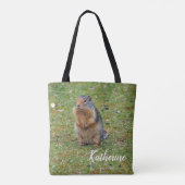 Wildlife Prairie Dog Mammal Foto Tote Bag (Achterkant)