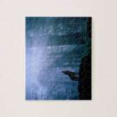 Wildlife Puzzel-Deep Bossen Wolf Legpuzzel (Verticaal)